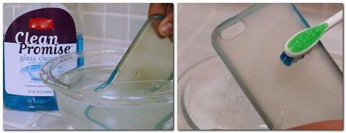 Пожелтел силиконовый чехол