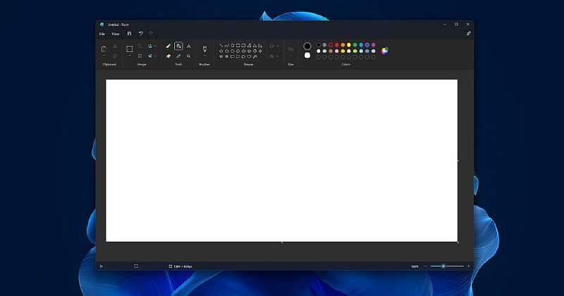 Paint получил обновление с темной темой
