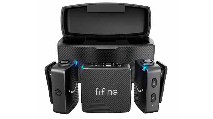 Петличный микрофон FIFINE M9 Dual