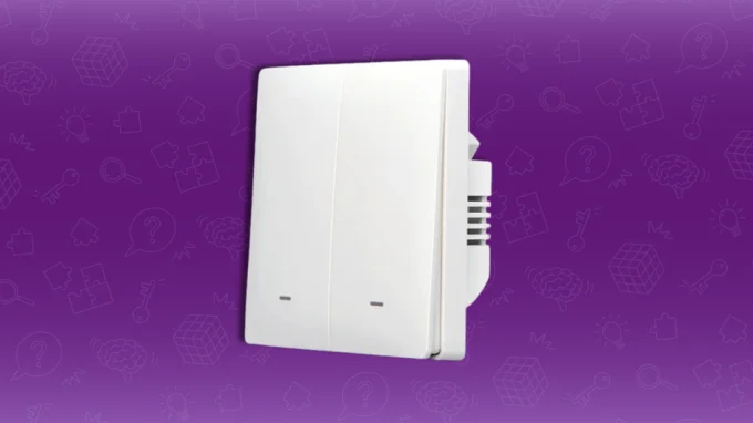 Умный выключатель ELARI SmartNRG Switch Double SWT-ZB/22 