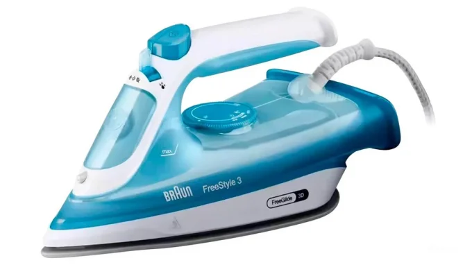 Недорогой утюг для дома BRAUN FreeStyle 3 FI3144BL
