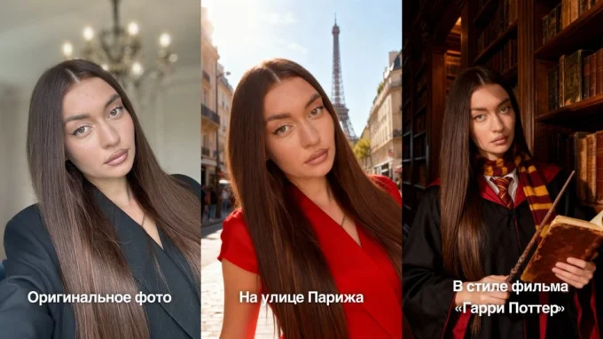 девушка нейросеть