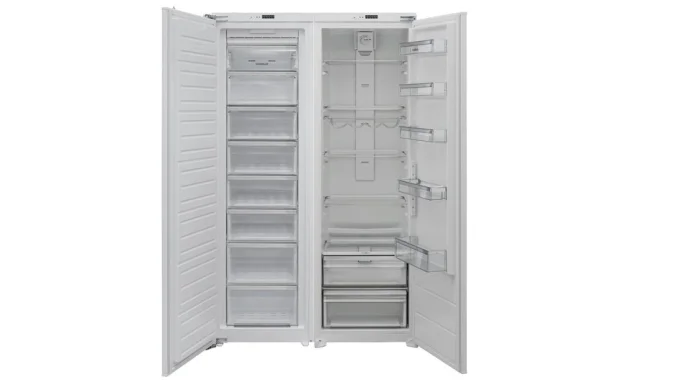 Встраиваемый холодильник Side-by-Side фирмы SCANDILUX модель SBSBI524EZ