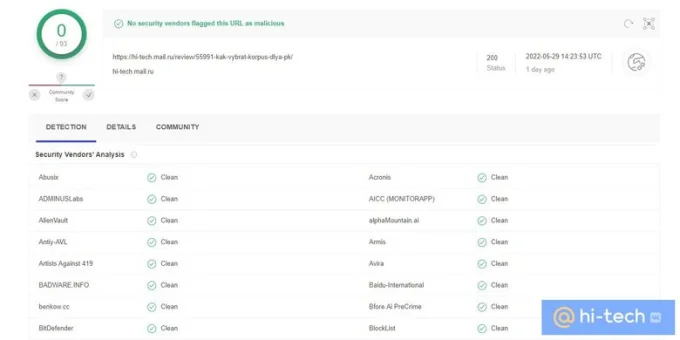 проверка ссылки