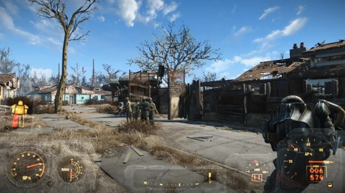 Поселение в Fallout 4, где с чит-кодами можно добыть ресурсы