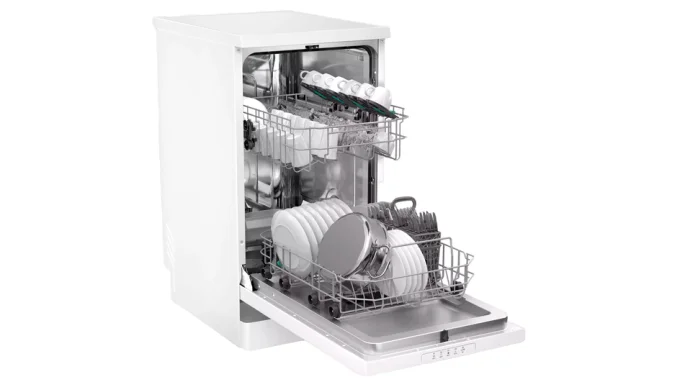 Недорогая отдельностоящая посудомоечная машина CANDY CDPH 2L1049W-08