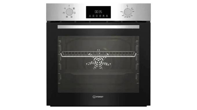 Встраиваемая электрическая духовка шкаф Indesit IFE 3644 J IX