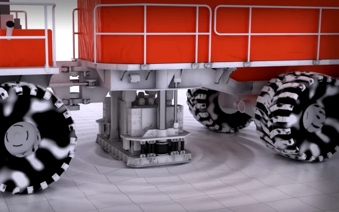 Источник сейсмических колебаний — виброплита.