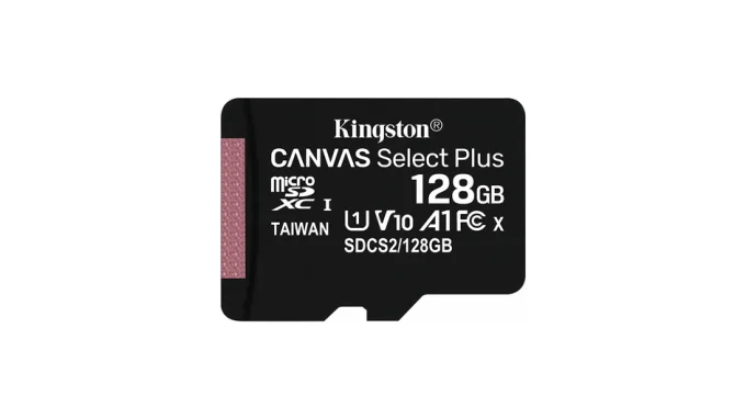 MicroSD карта памяти Kingston Canvas Select Plus microSDXC 