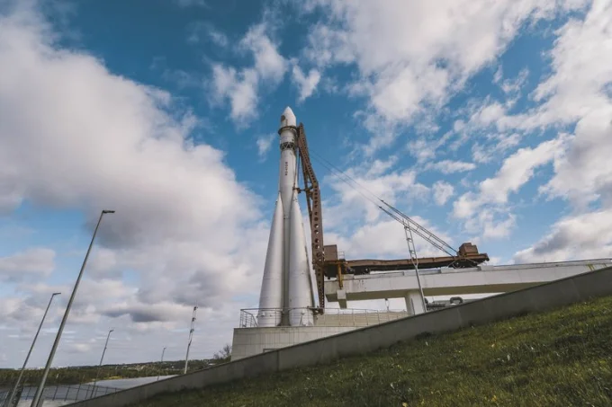 Дублирующая копия (не макет)[1] гагаринского «Восток-1». Экспонируется на территории музея космонавтики в Калуге / Wikimedia, Tatyanakorneeva, CC BY-SA 4.0