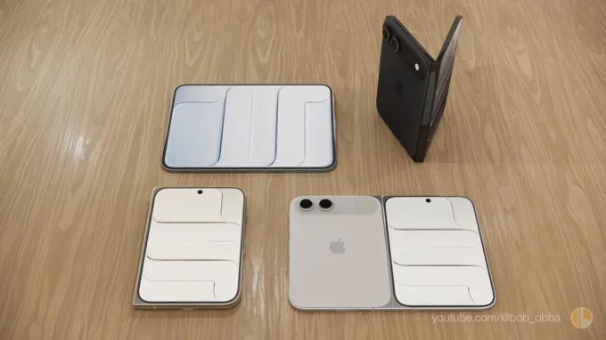 рендер складного iPhone