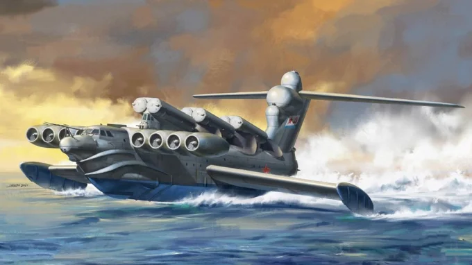 Советский ударный экраноплан «Лунь»