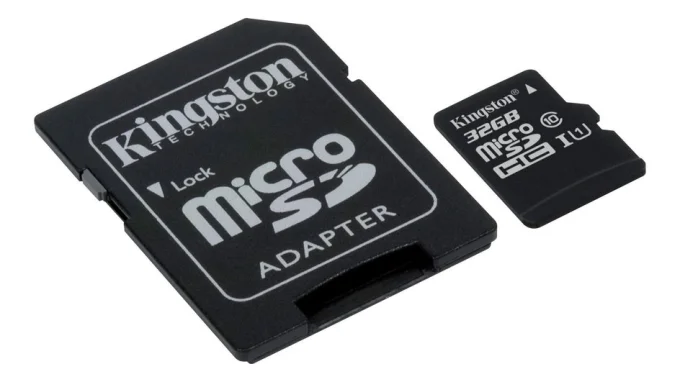 Флешка microSD и адаптер