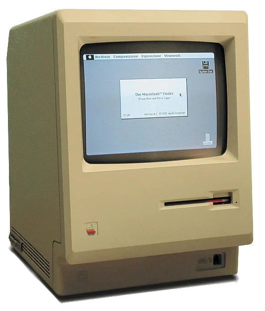 Macintosh 128K — первый персональный компьютер данной марки, выпущенный 24 января 1984 года 