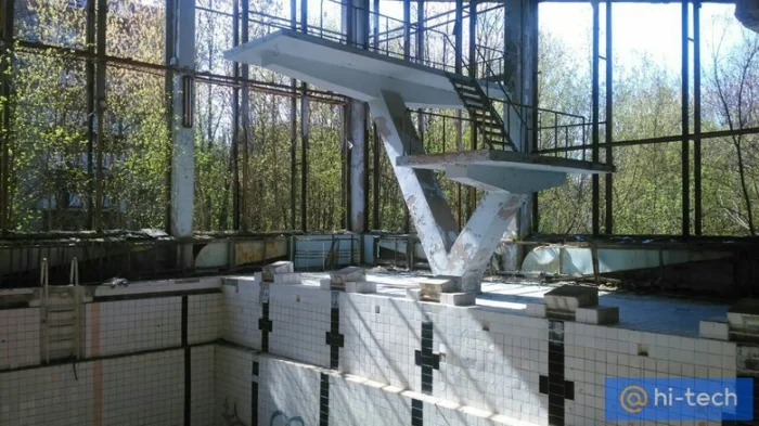 Бассейн в Припяти — одна из главных достопримечательностей экскурсий по Зоне отчуждения.