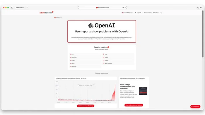 Перебои в работе Claude и ChatGPT