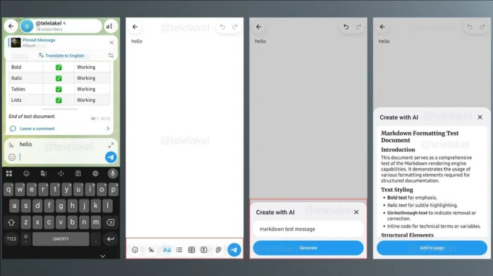 Markdown в Telegram скриншот