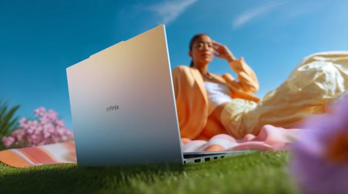 Infinix XBOOK B14 на природе